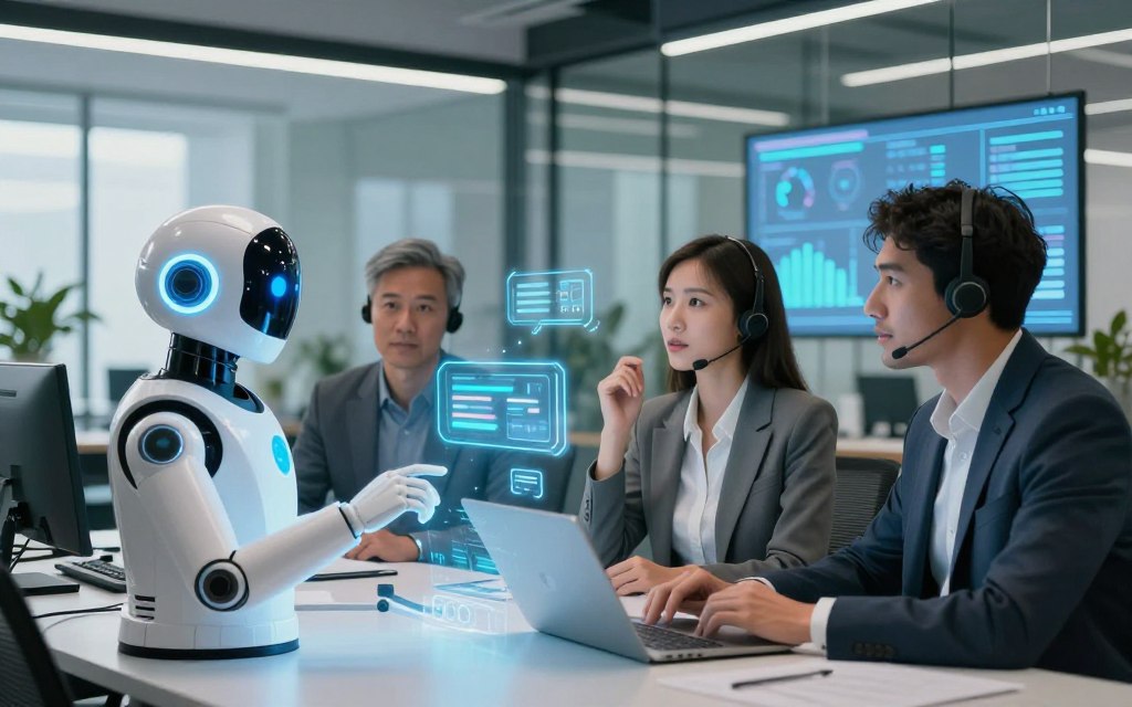 AI customer service chatbot and adaptive learning